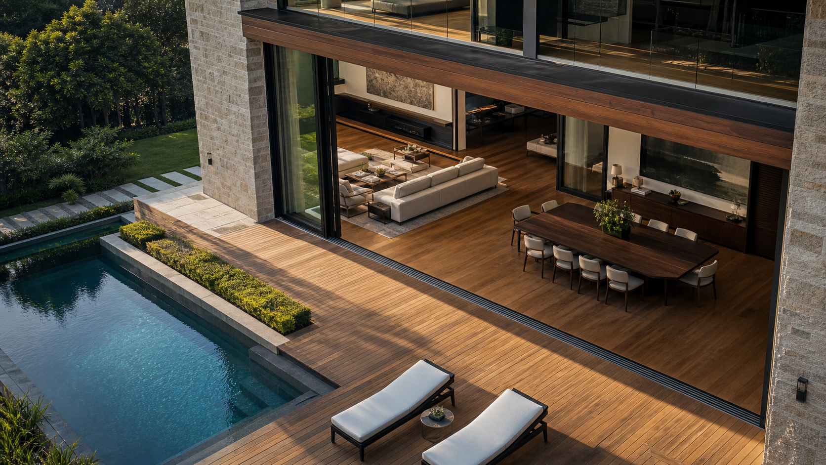 Brazilian Teak by Grid Floors